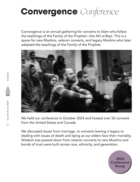 Page 13 of the 2024 Year in Review, on the Convergence conference.